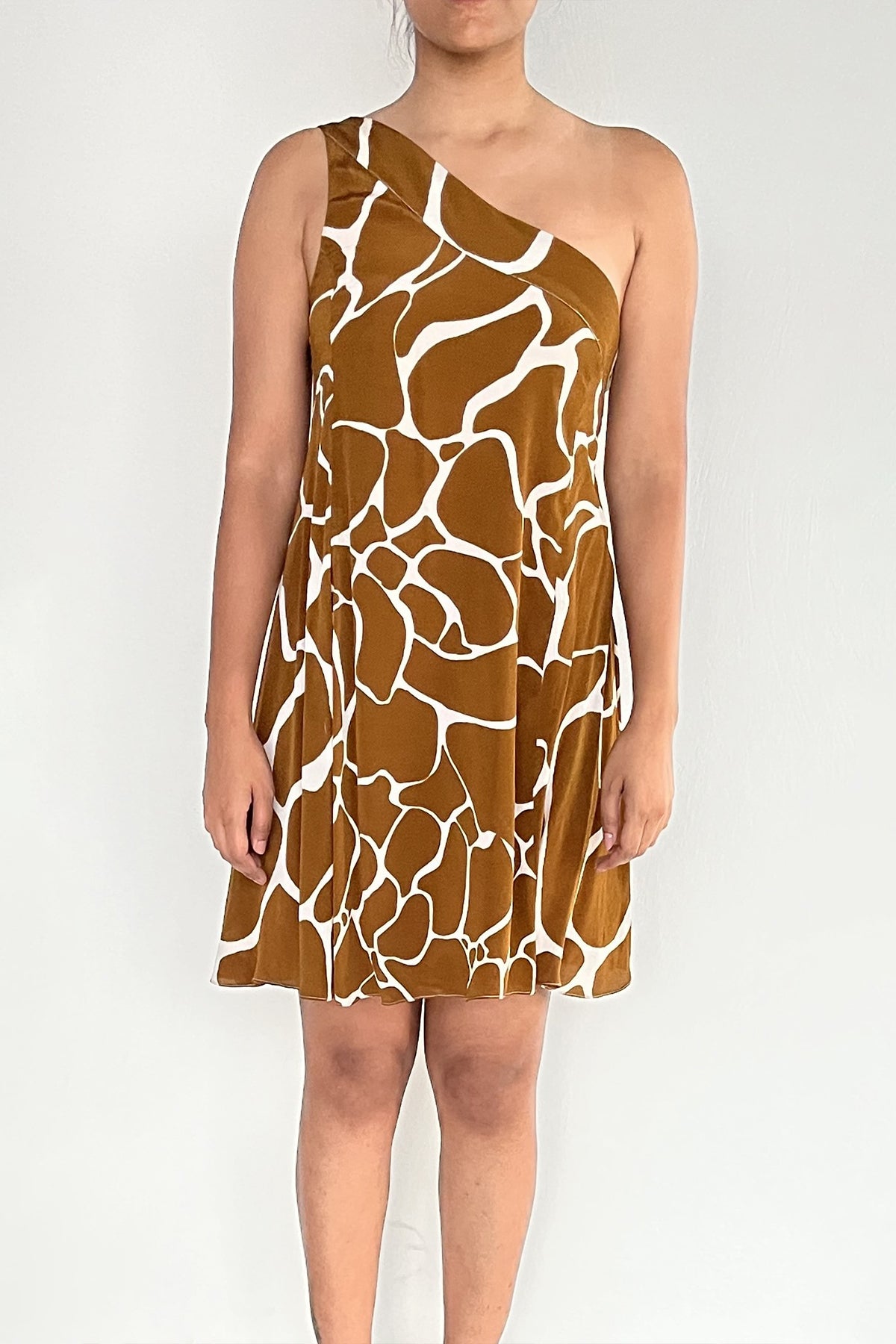 Fia Short Dress | Brown