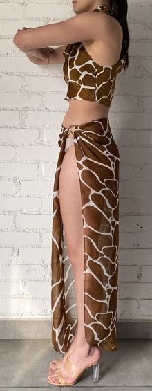 Rococo Sand | Fia Sarong | Brown
