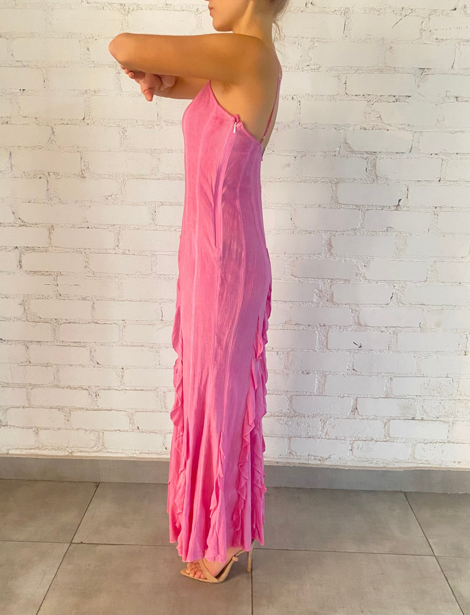 Rococo Sand | Strappy Dress | Pink