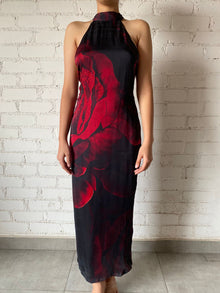 Rococo Sand | Long Dress | Black/Red