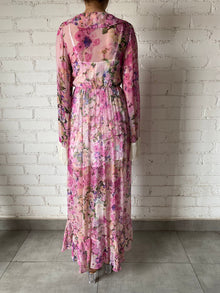 Rococo Sand | Wrap Long Dress | Lilac