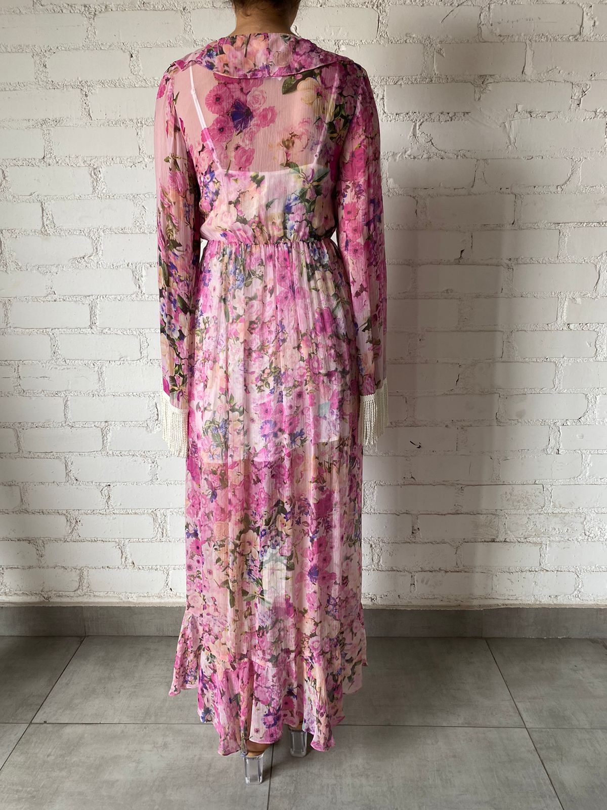 Rococo Sand | Wrap Long Dress | Lilac