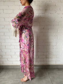 Rococo Sand | Wrap Long Dress | Lilac