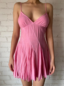 Rococo Sand | Viscose Short Dress | Pink