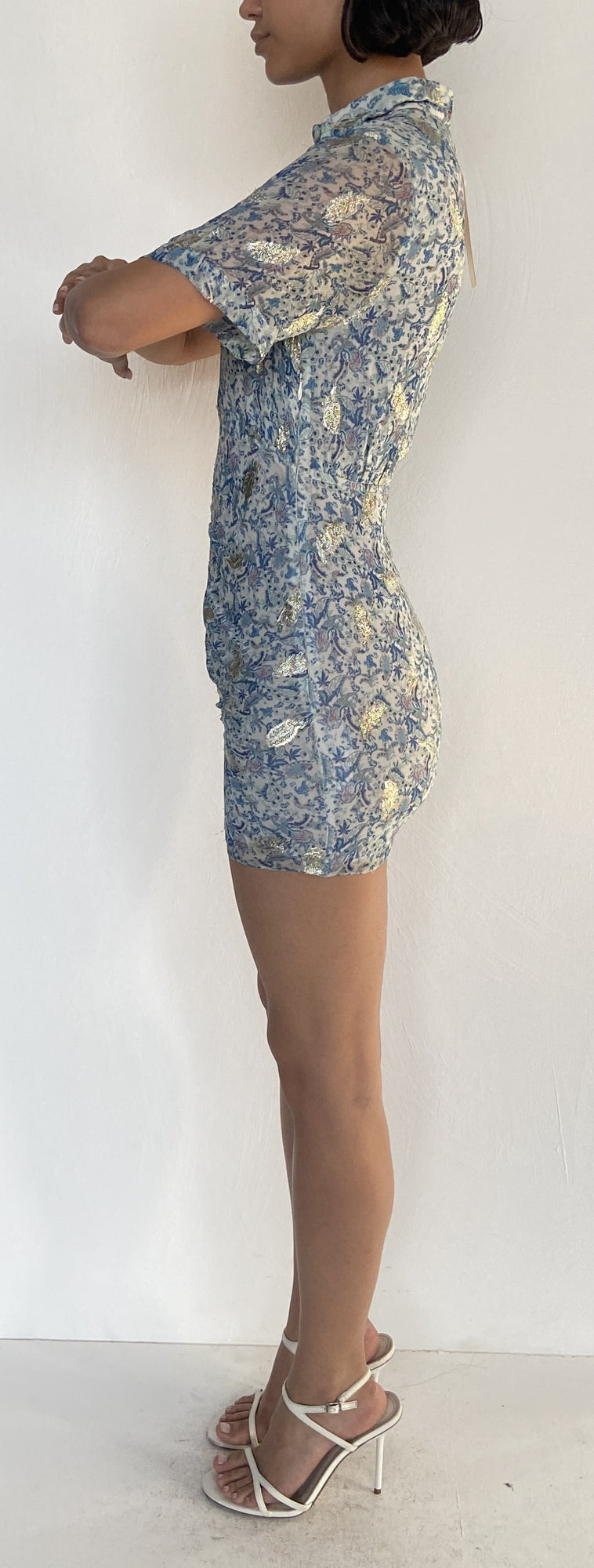 Rococo Sand | Brow Short Dress | Blue