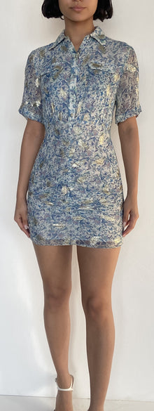 Rococo Sand | Brow Short Dress | Blue