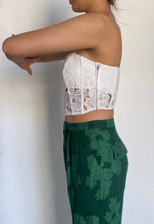 Rococo Sand | Eliza Corset Top | White