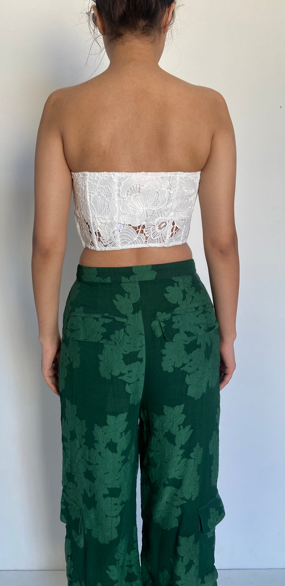 Rococo Sand | Eliza Corset Top | White