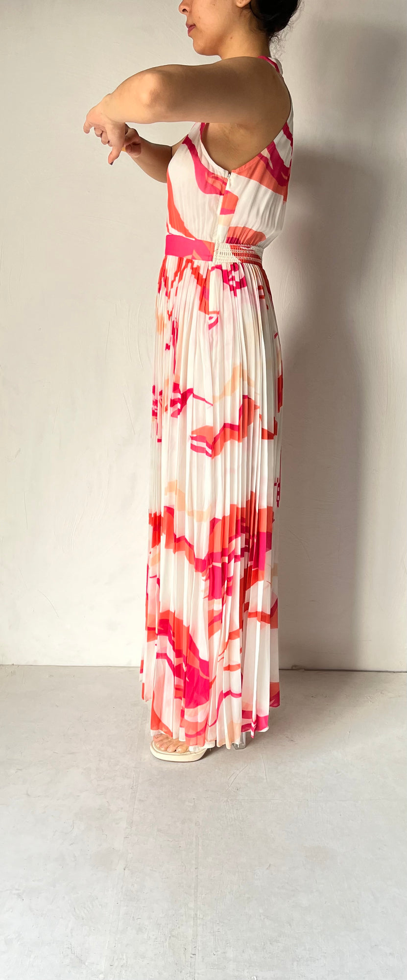 Rococo Sand | Emily Long Dress | Pink Multi