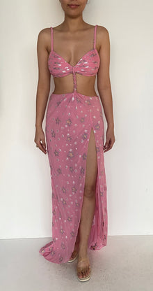 Rococo Sand | Vega Spaghetti Strap Long Dress | Pink