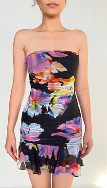 Rococo Sand | Quin Sleeveless Short Dress | White/Pink