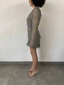 Rococo Sand | River Short Dress | Gray