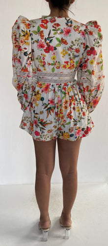 Rococo Sand | Floral Romper | Multicolor