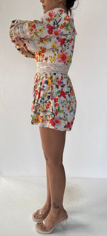 Rococo Sand | Floral Romper | Multicolor