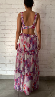 Rococo Sand | Cut Out Dress | Purple Multi