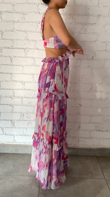 Rococo Sand | Cut Out Dress | Purple Multi