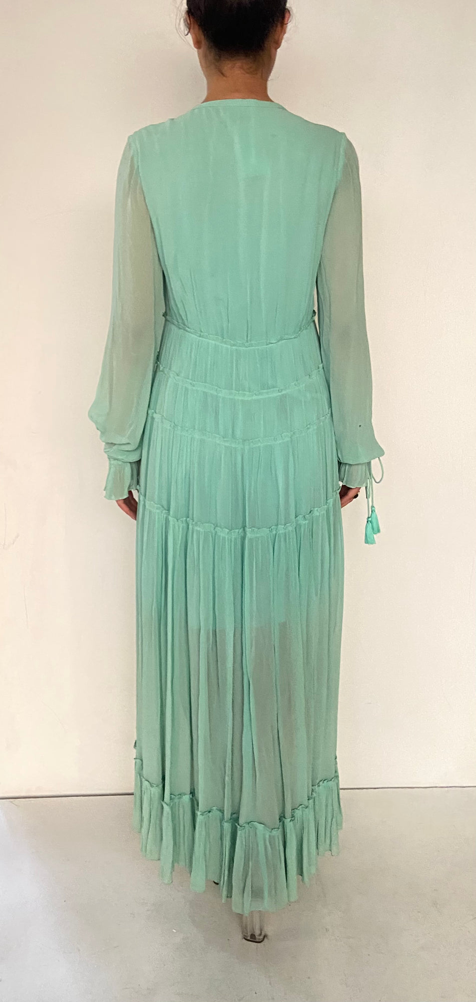 Rococo Sand | Tala Long Dress | Aqua