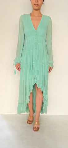 Rococo Sand | Tala Long Dress | Aqua