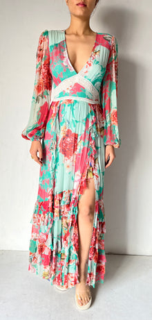 Rococo Sand | Emily Long Dress | Pink Multi