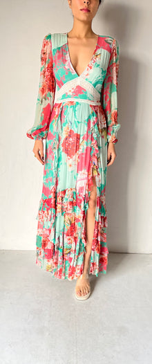 Rococo Sand | Emily Long Dress | Pink Multi