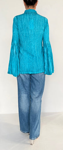 Rococo Sand | Full-Sleeve Shirt | Blue