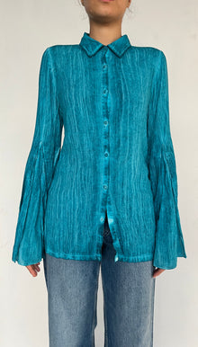 Rococo Sand | Full-Sleeve Shirt | Blue