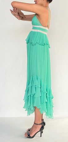 Rococo Sand | Long Dress | Green