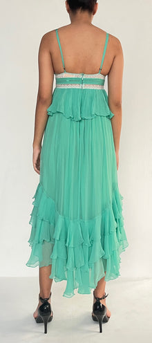 Rococo Sand | Long Dress | Green