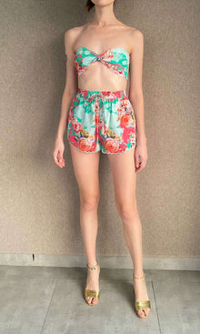 Womens | Ivy Polyester Crepe Bandeau | Mint