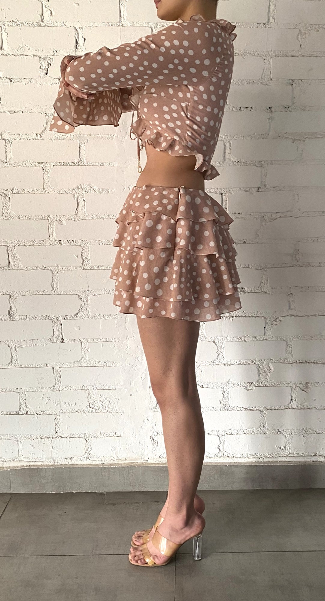Rococo Sand | Jace Mini Skirt | Beige