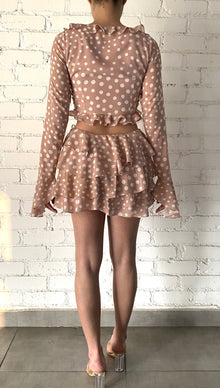 Rococo Sand | Jace Mini Skirt | Beige