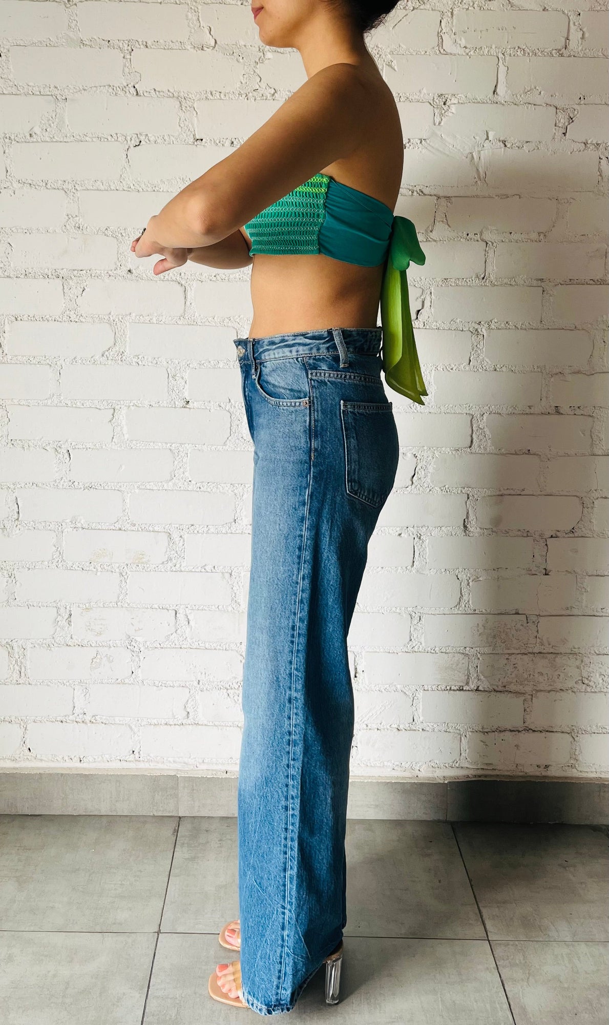 Bandeau | Blue/Green Ombre