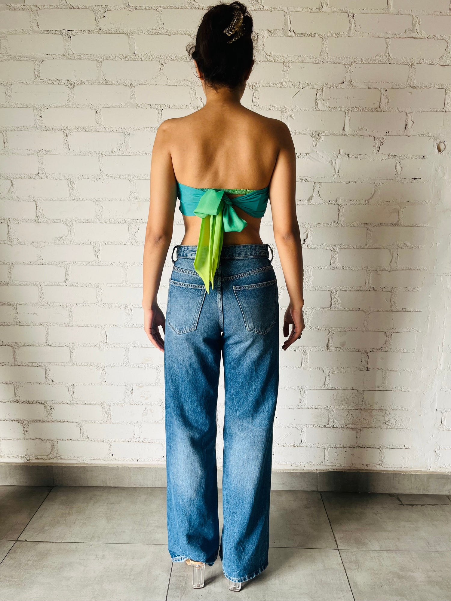 Bandeau | Blue/Green Ombre