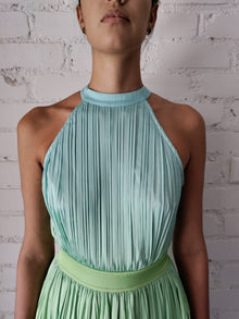 Rococo Sand | Satin Long Dress | Ombre