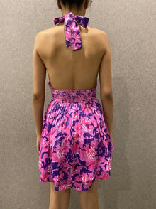 Rococo Sand | Lei Short Dress | Bubblegum Pink/Purple