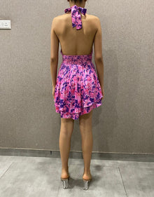Rococo Sand | Lei Short Dress | Bubblegum Pink/Purple