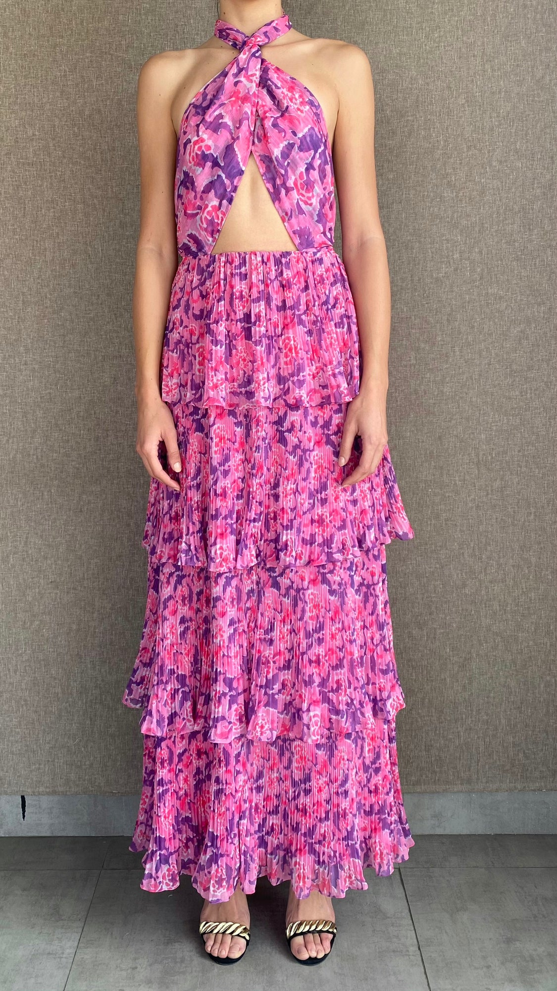 Rococo Sand | Lei Long Dress | Bubblegum Pink/Purple