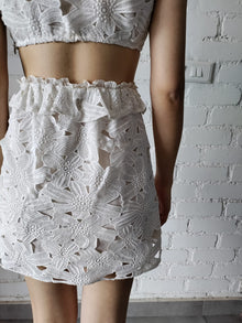Rococo Sand | Leiko Short Dress | White
