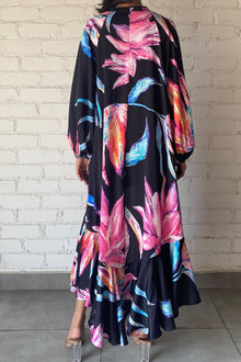 Margo Cape | Black/Multi