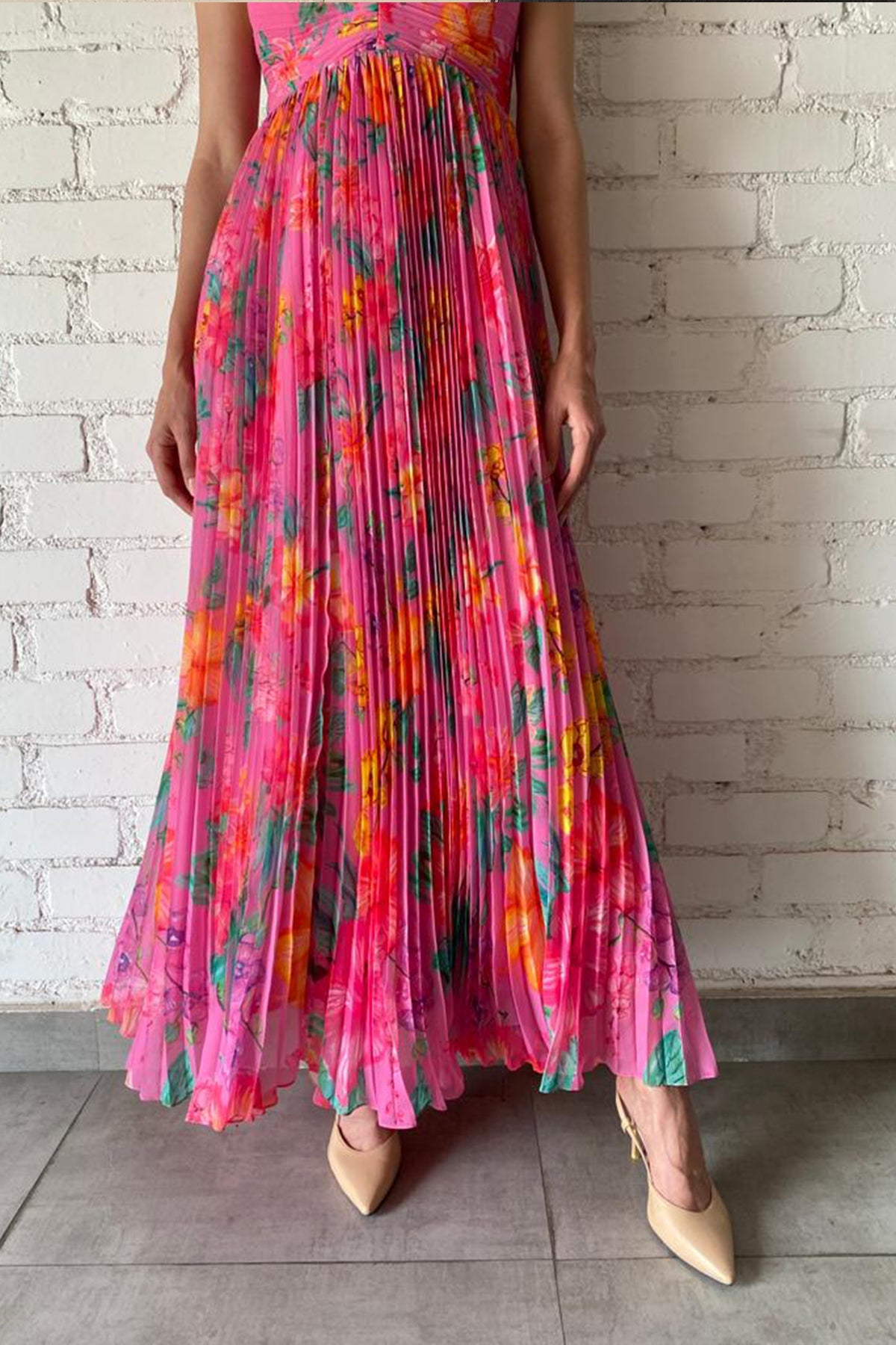 Maxi Dress | Pink Floral