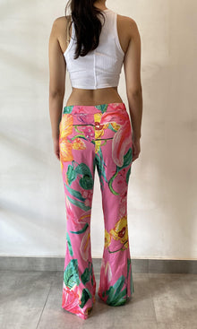 Womens | Megan Polyester Pant | Pink Floral