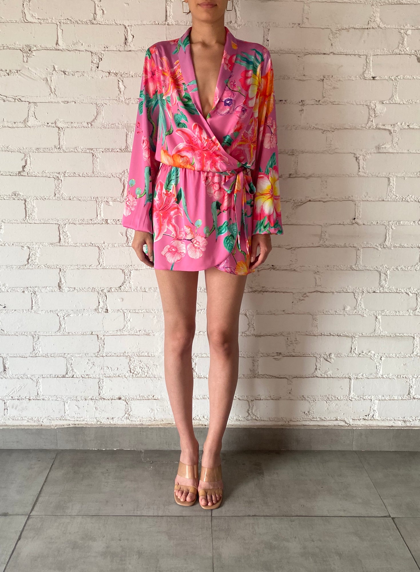 Rococo Sand | Megan Floral Mini Dress | Pink