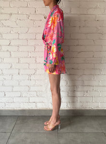 Rococo Sand | Megan Floral Mini Dress | Pink