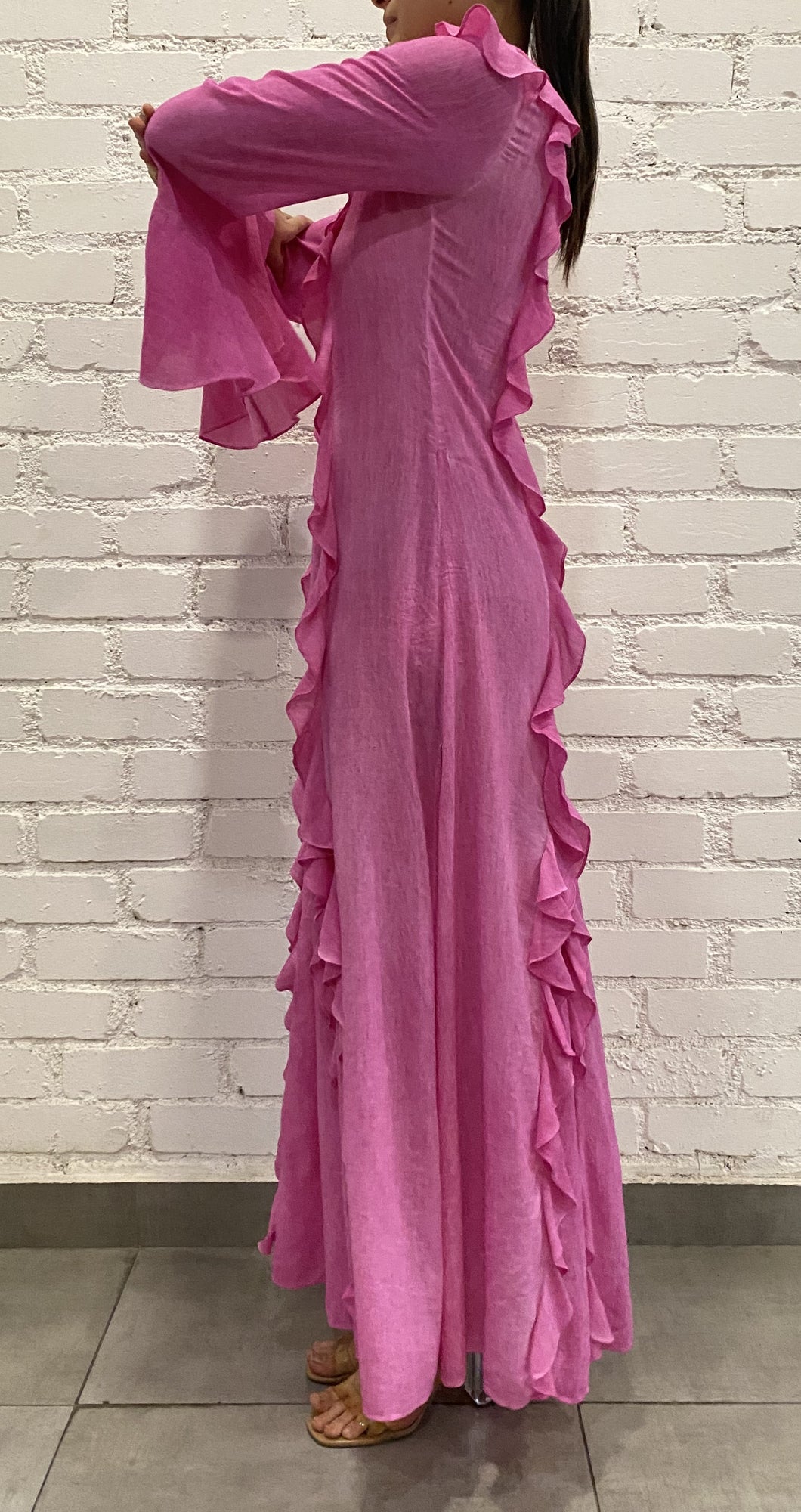 Rococo Sand | Moe Long Dress | Pink