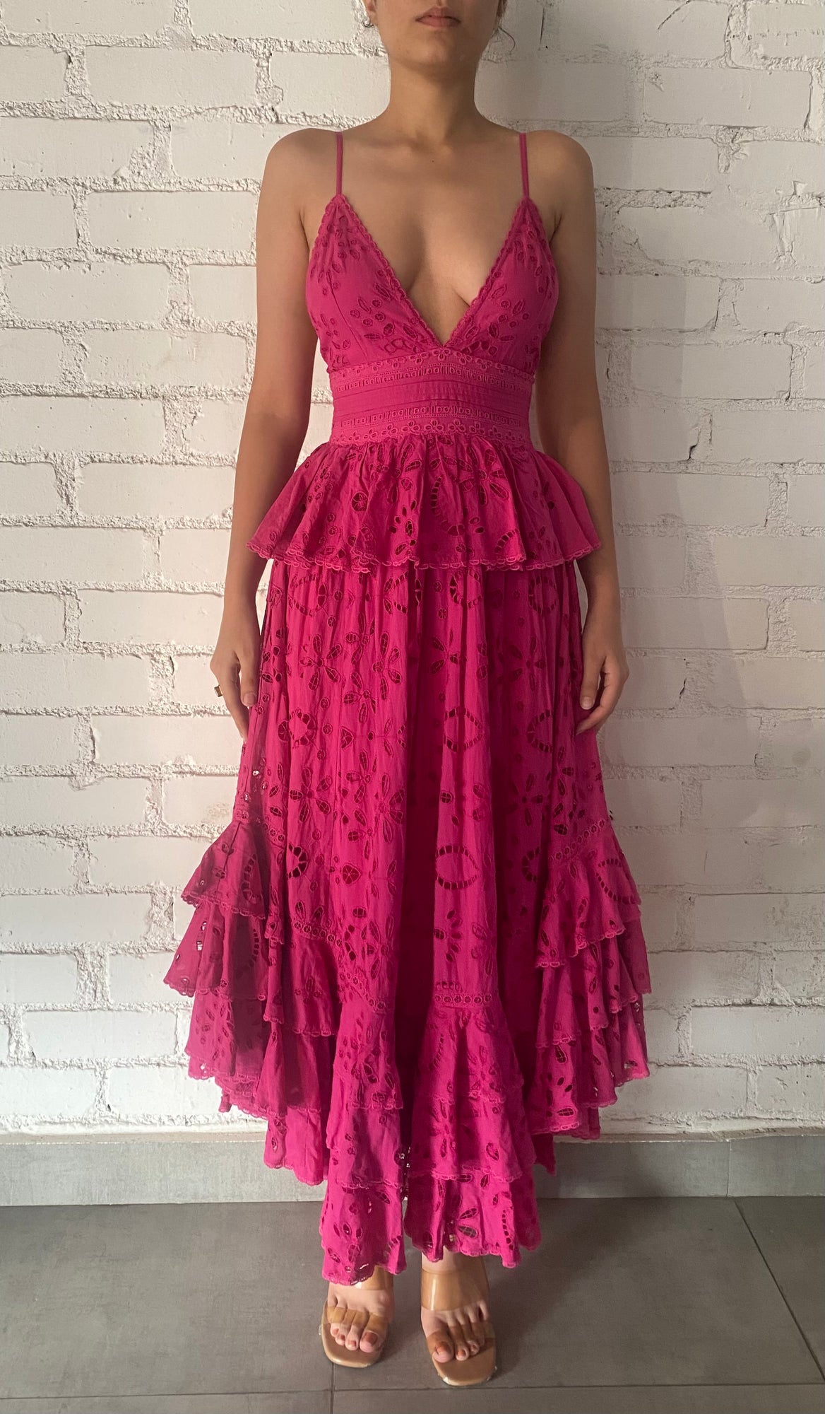 Rococo Sand | Moss Long Dress | Bubblegum Pink