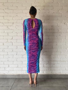 Rococo Sand | Opal Midi Dress | Multicolor