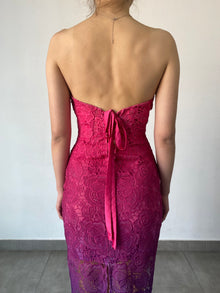 Rococo Sand | Paige Tube Dress | Pink/Purple