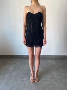 Rococo Sand | Paris Spaghetti Strap Short Dress | Black