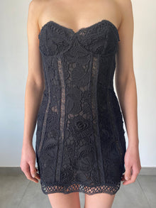 Rococo Sand | Paris Spaghetti Strap Short Dress | Black