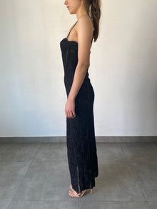 Rococo Sand | Lace Long Dress | Black